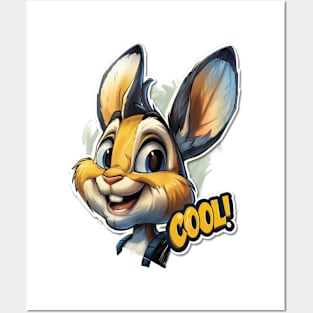 Cool Bunny Posters and Art